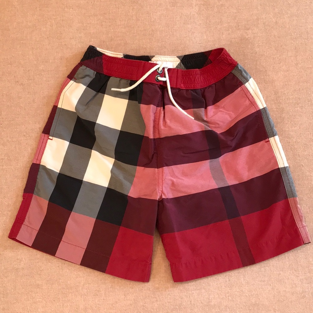 Boys Burberry Swim Trunks
